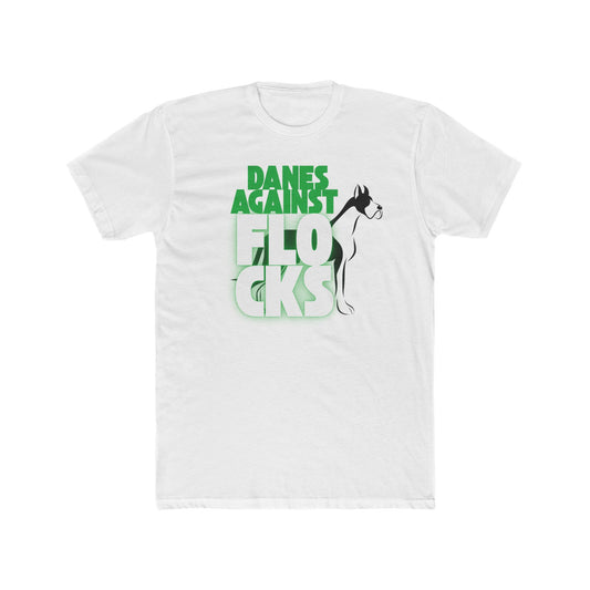 Danes Against Mass Surveillance Graphic Tee — Funny Great Dane Shirt for Dog Dad or Dog Mom