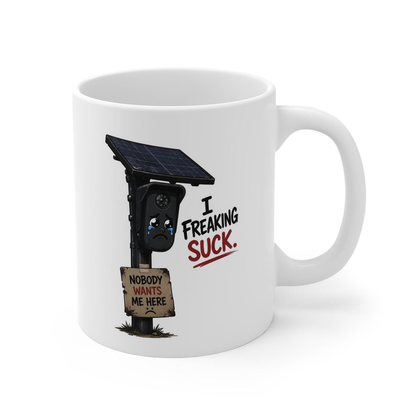 Funny Gift No Spying Mug 11oz