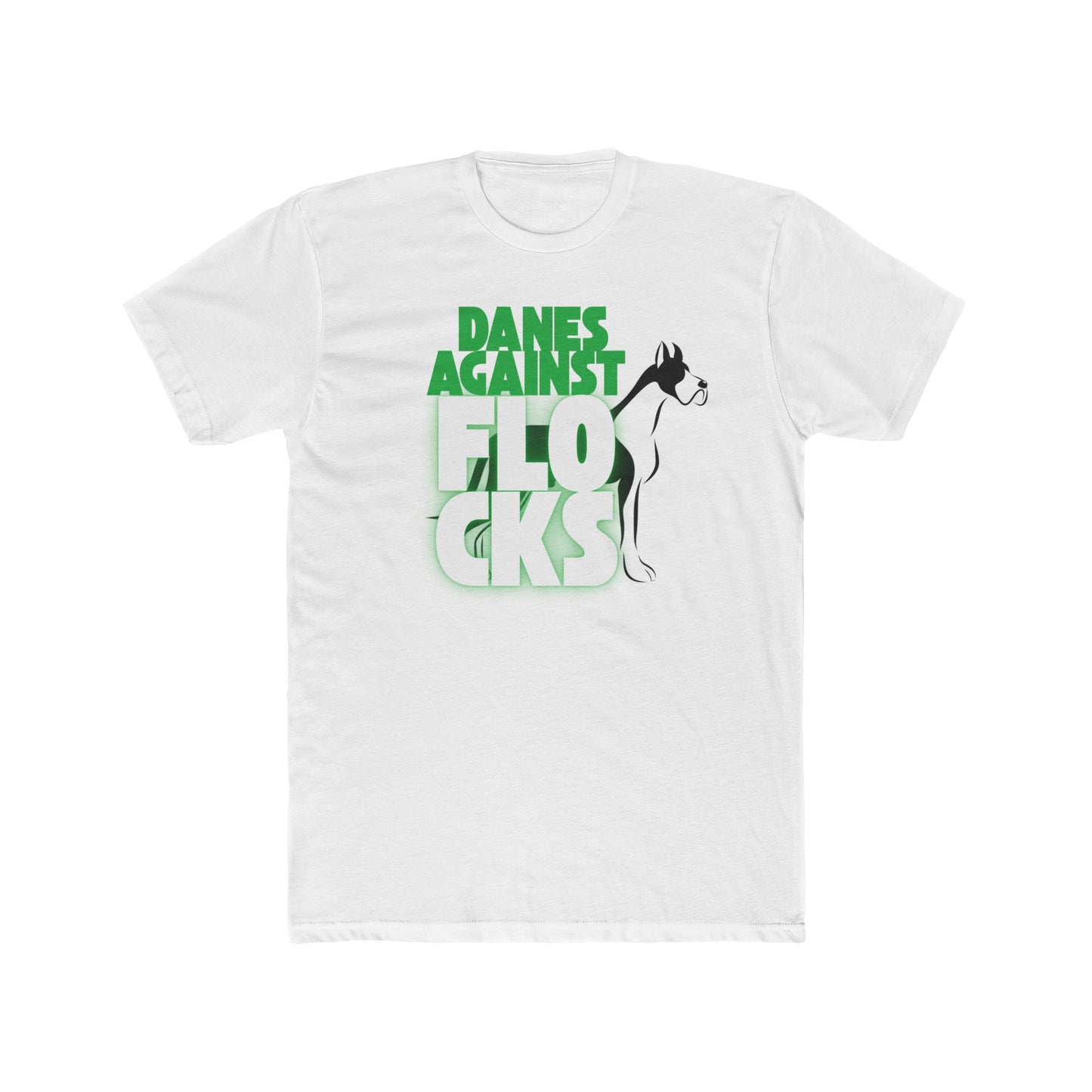 Danes Against Mass Surveillance Graphic Tee — Funny Great Dane Shirt for Dog Dad or Dog Mom