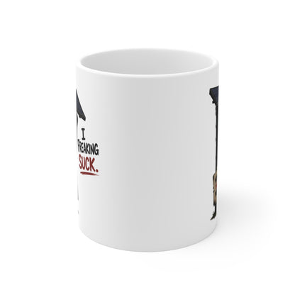 Funny Gift No Spying Mug 11oz