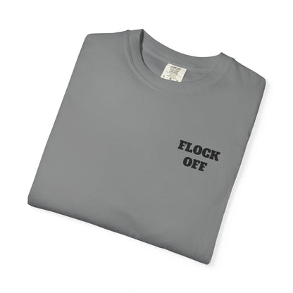 Men’s White Tshirt Flock Off