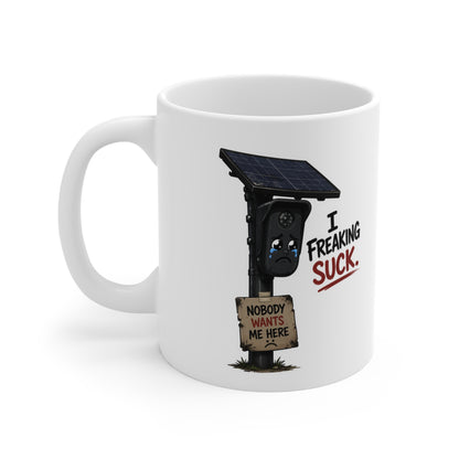 Funny Gift No Spying Mug 11oz