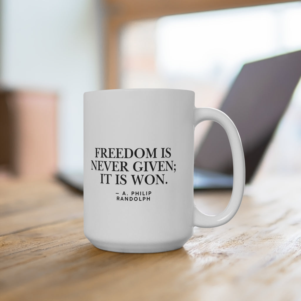 Patriotic Freedom Coffee Mug Fathers Day Gift
