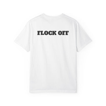Men’s White Tshirt Flock Off