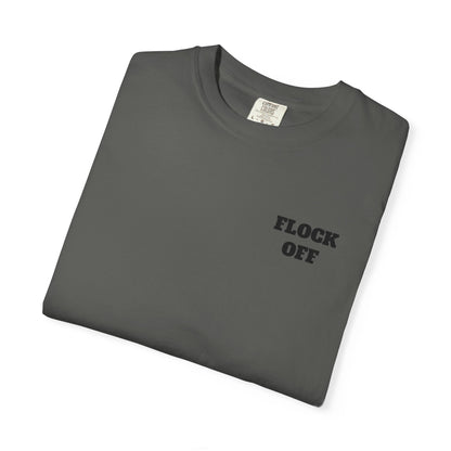 Men’s White Tshirt Flock Off