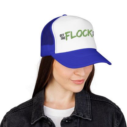 Neon Green Florida Anti-Surveillance Patriotic Foam Trucker Hat