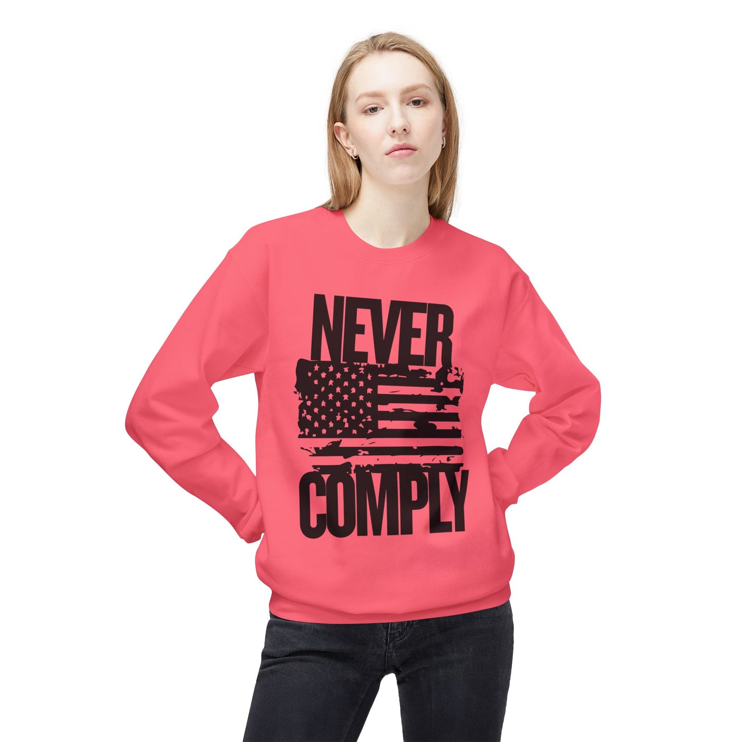 Unisex Midweight Softstyle Fleece Crewneck Sweatshirt