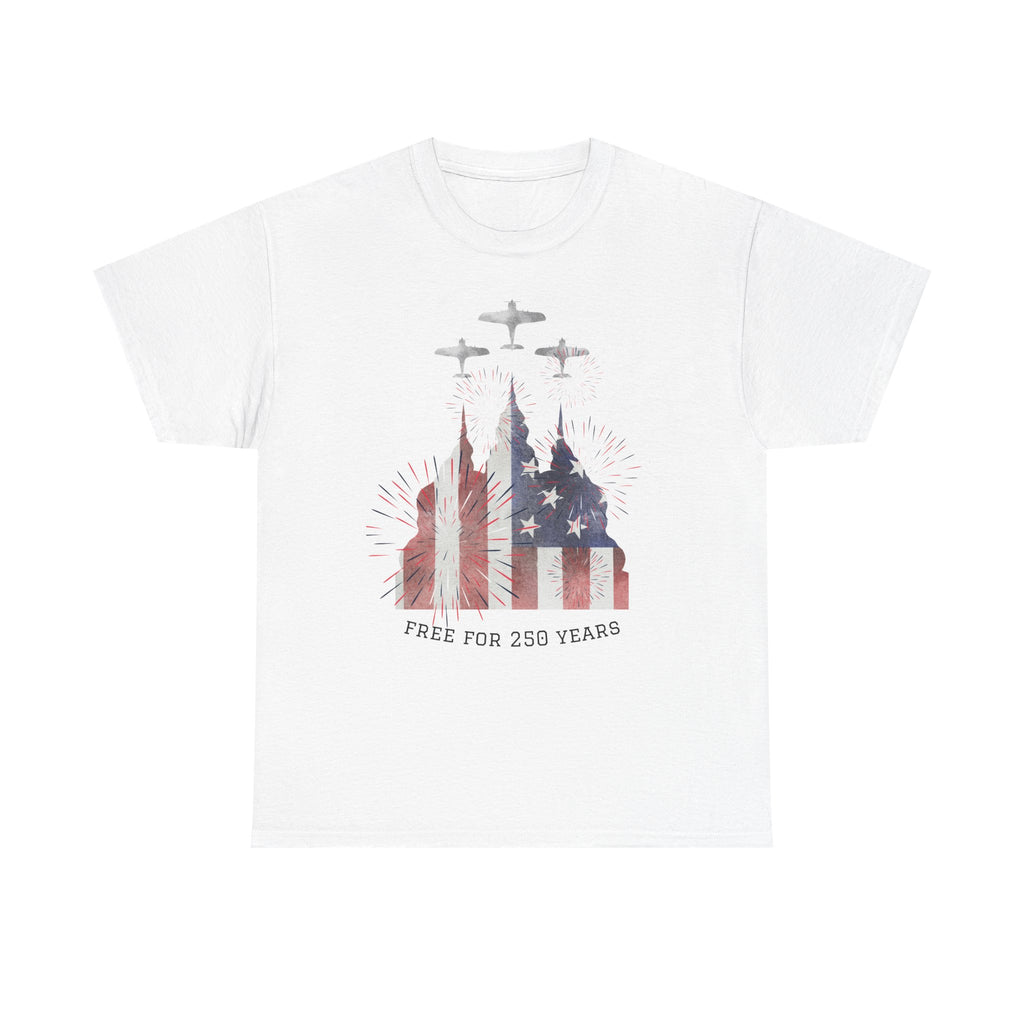 Patriotic 250 Years T-Shirt — American Flag July 4 Tee