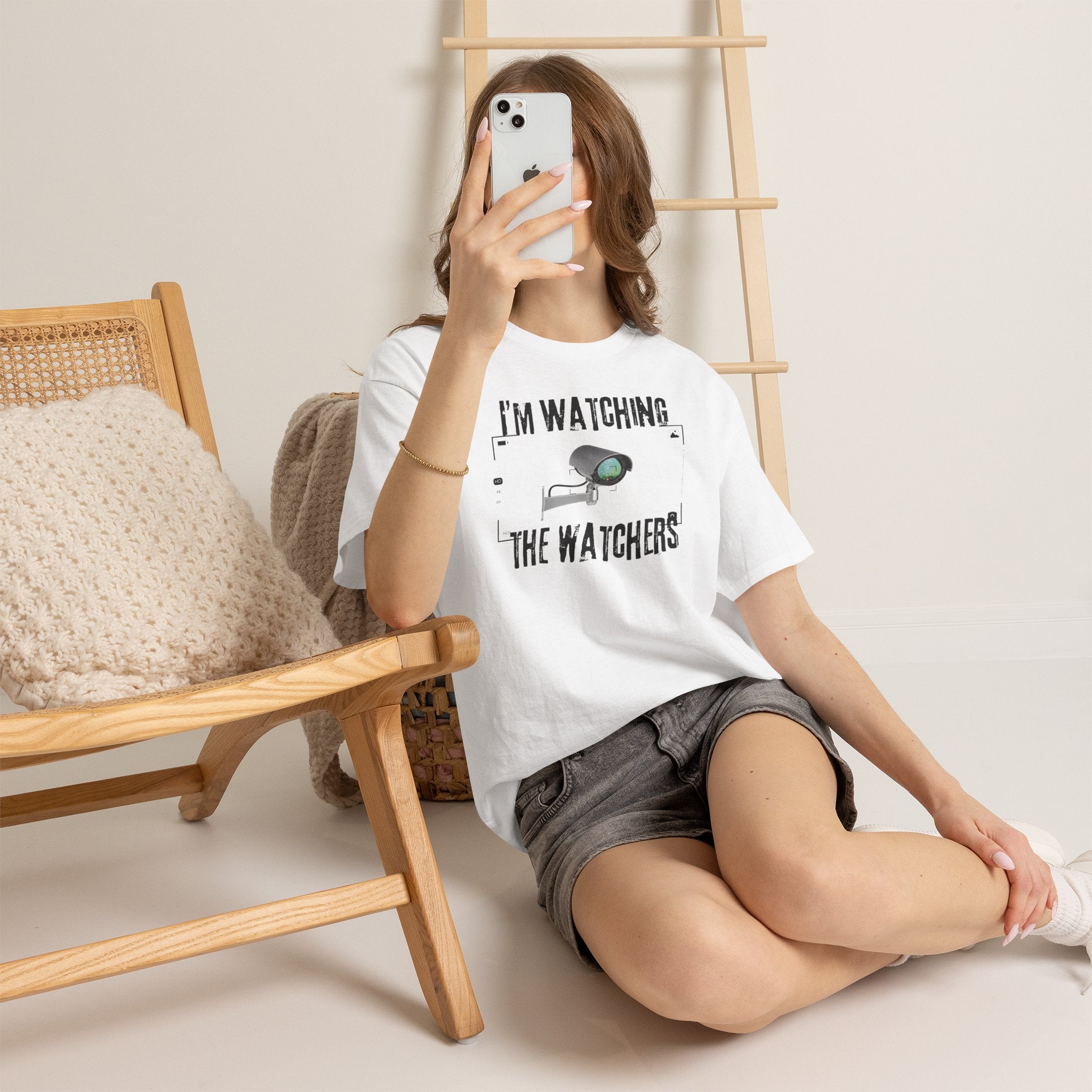 Surveillance Camera Tee — “I’m Watching the Watchers” Graphic T-Shirt
