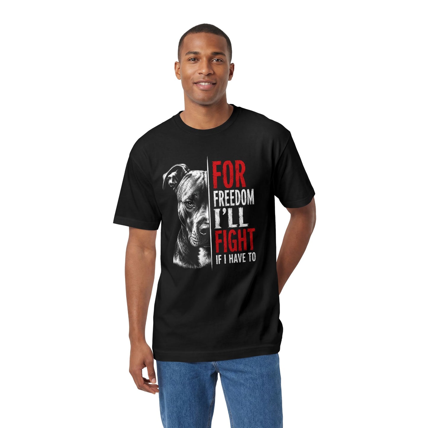 Fight For Freedom Men’s Black Classic Tee