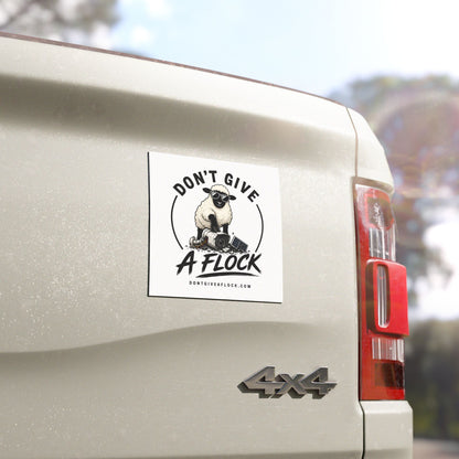 Flock Car Magnet Sheep