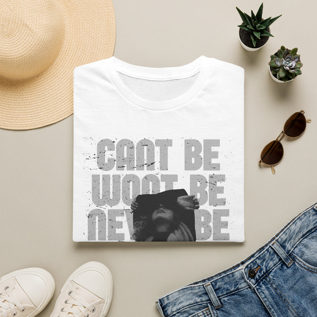 Vintage Grunge 'Can't Be, Won't Be, Try Me' Graphic T‑Shirt