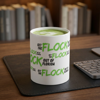 Florida Big Brother Mass Surveillance Funny Mug — 11oz Novelty Coffee Cup