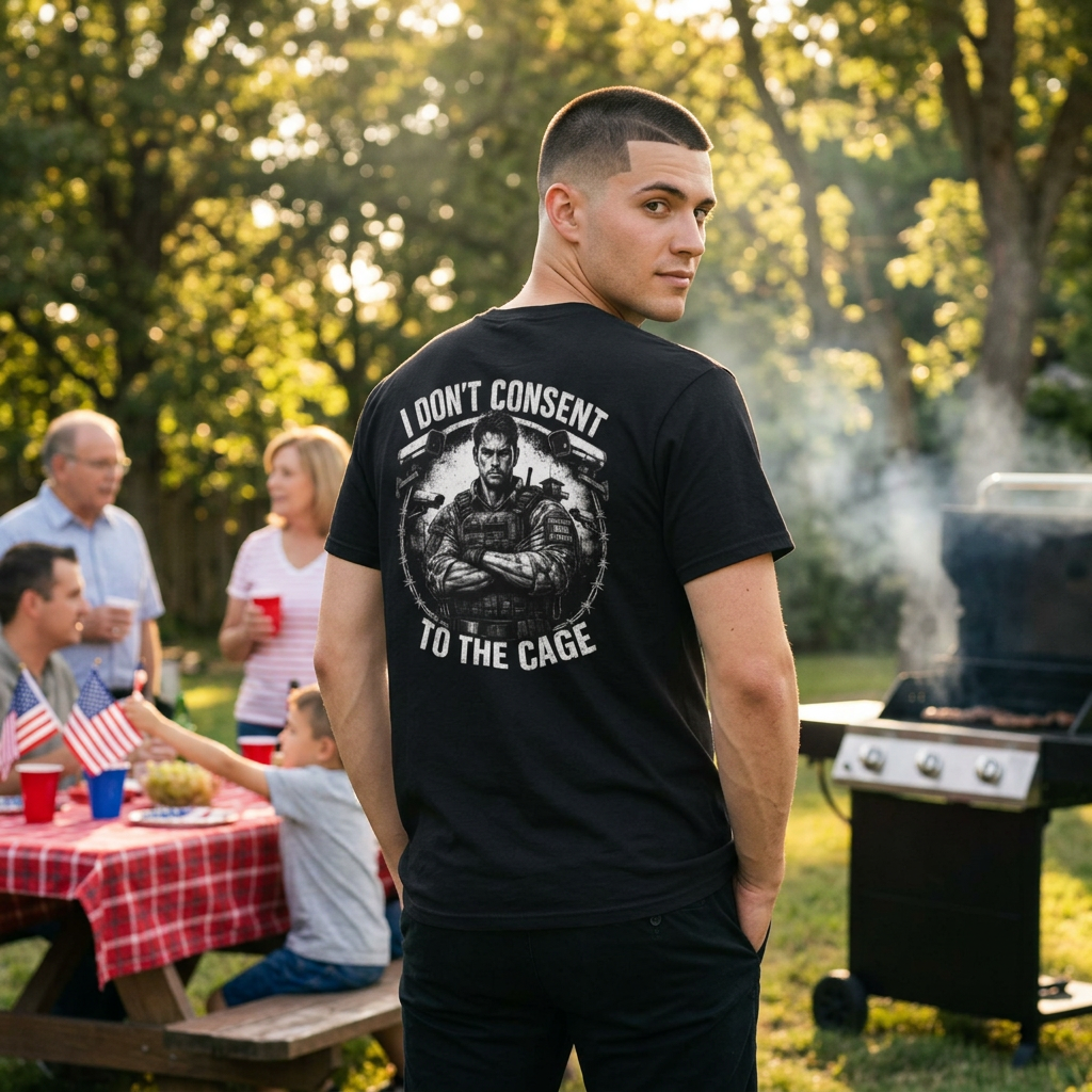 Patriotic Men’s Shirt Never Comply
