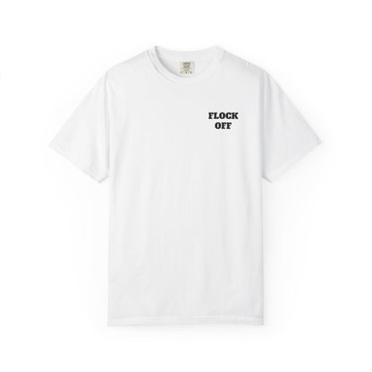 Men’s White Tshirt Flock Off