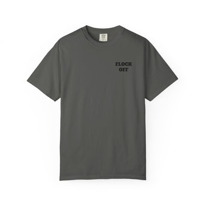 Men’s White Tshirt Flock Off