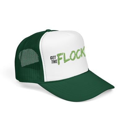 Neon Green Florida Anti-Surveillance Patriotic Foam Trucker Hat