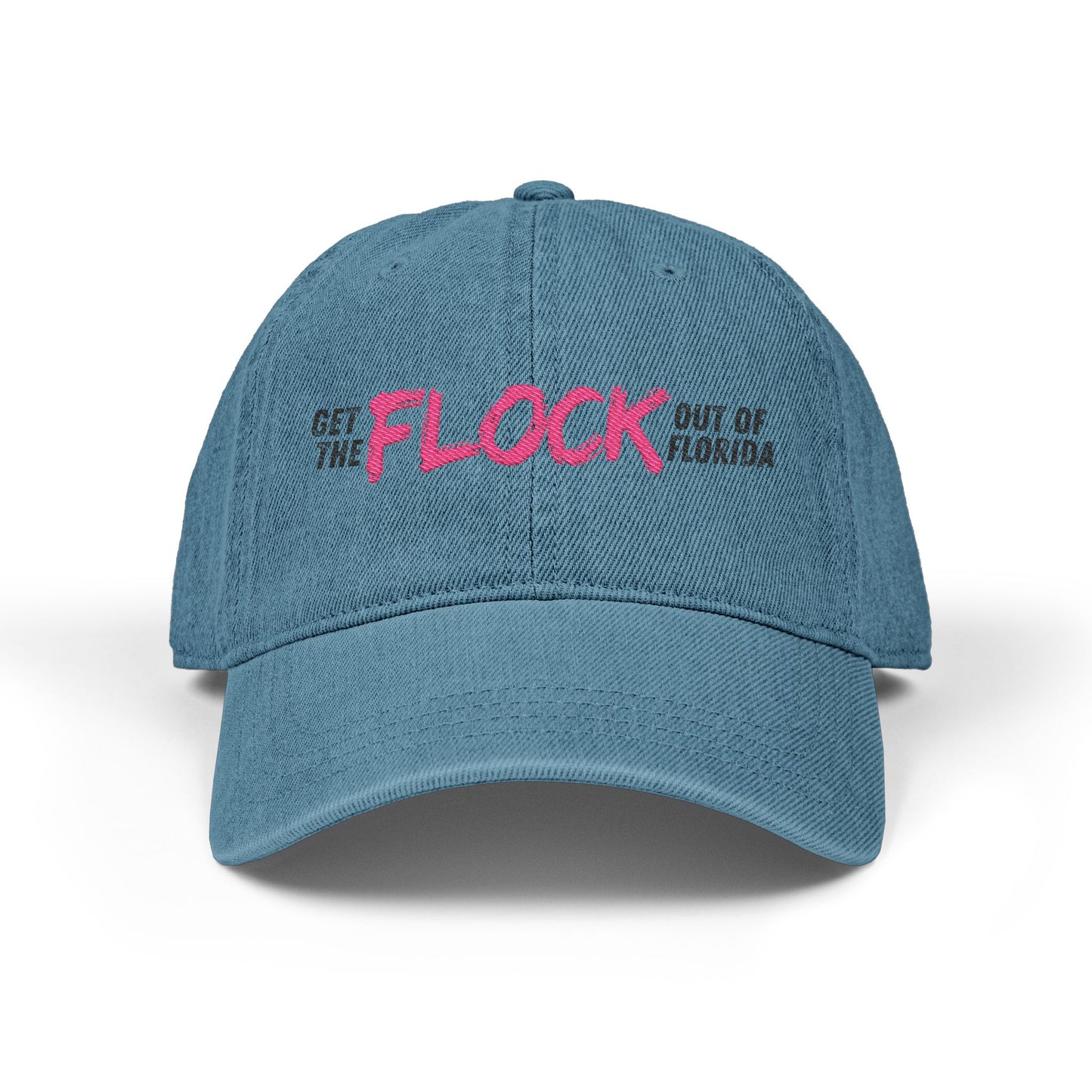 Patriotic Anti-Surveillance Denim Hat (Embroidery)