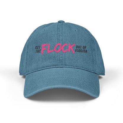 Patriotic Anti-Surveillance Denim Hat (Embroidery)