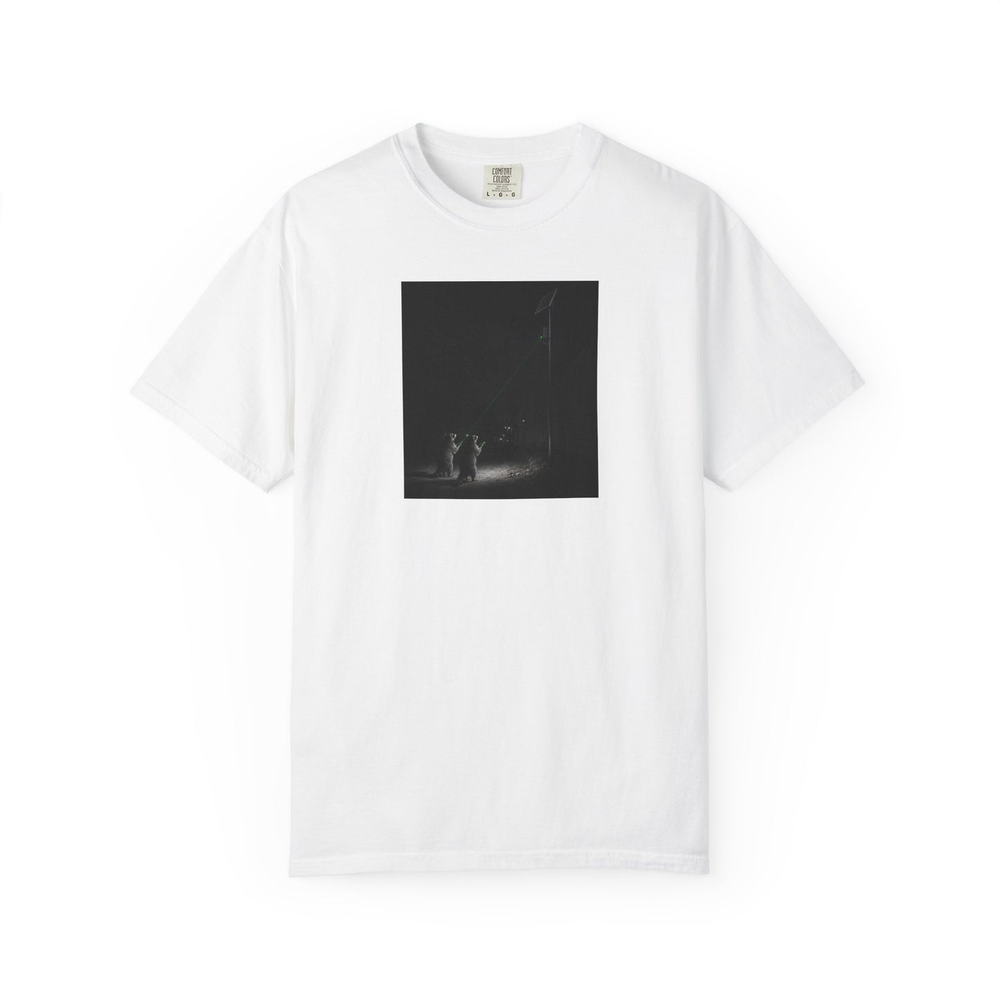 Raccoon with Laser Surveillance Camera Tshirt
