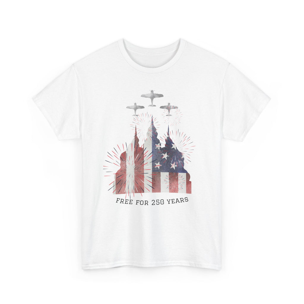Patriotic 250 Years T-Shirt — American Flag July 4 Tee