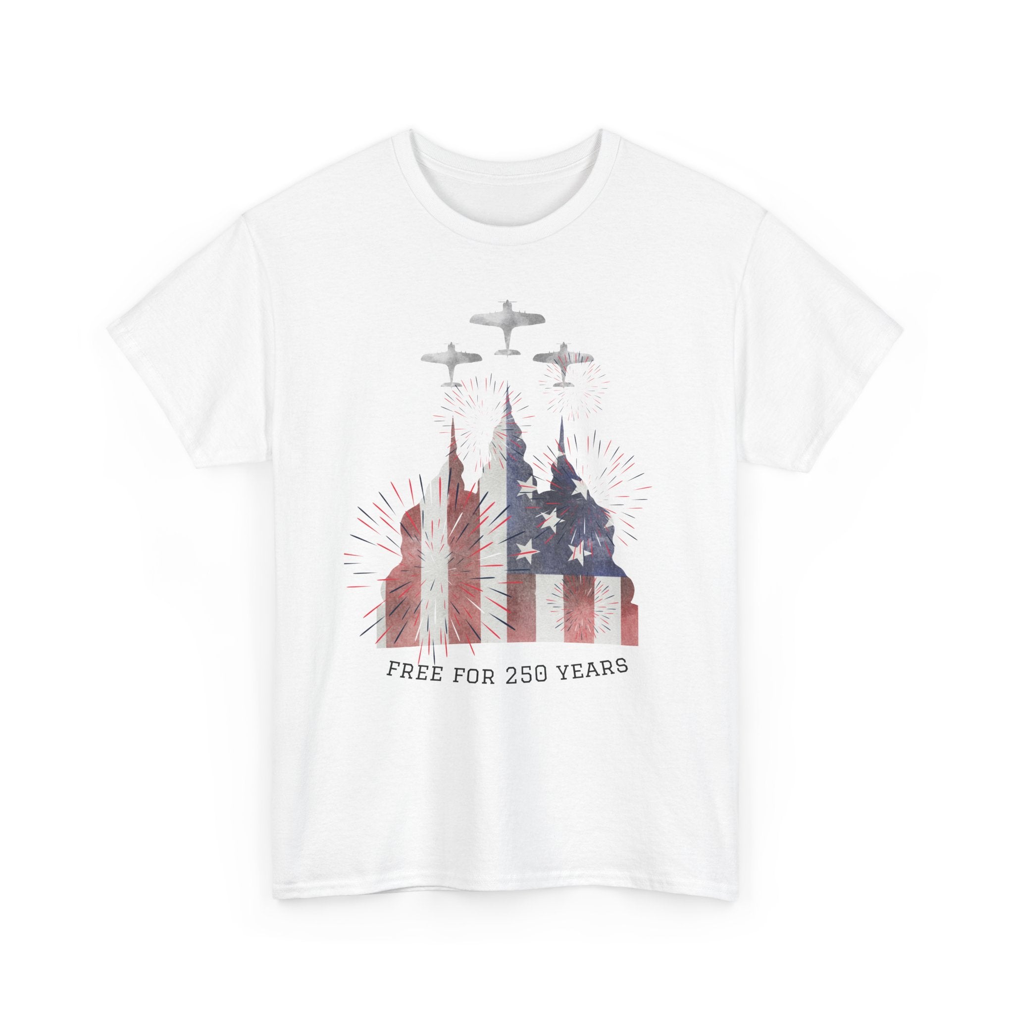 Patriotic 250 Years T-Shirt — American Flag July 4 Tee
