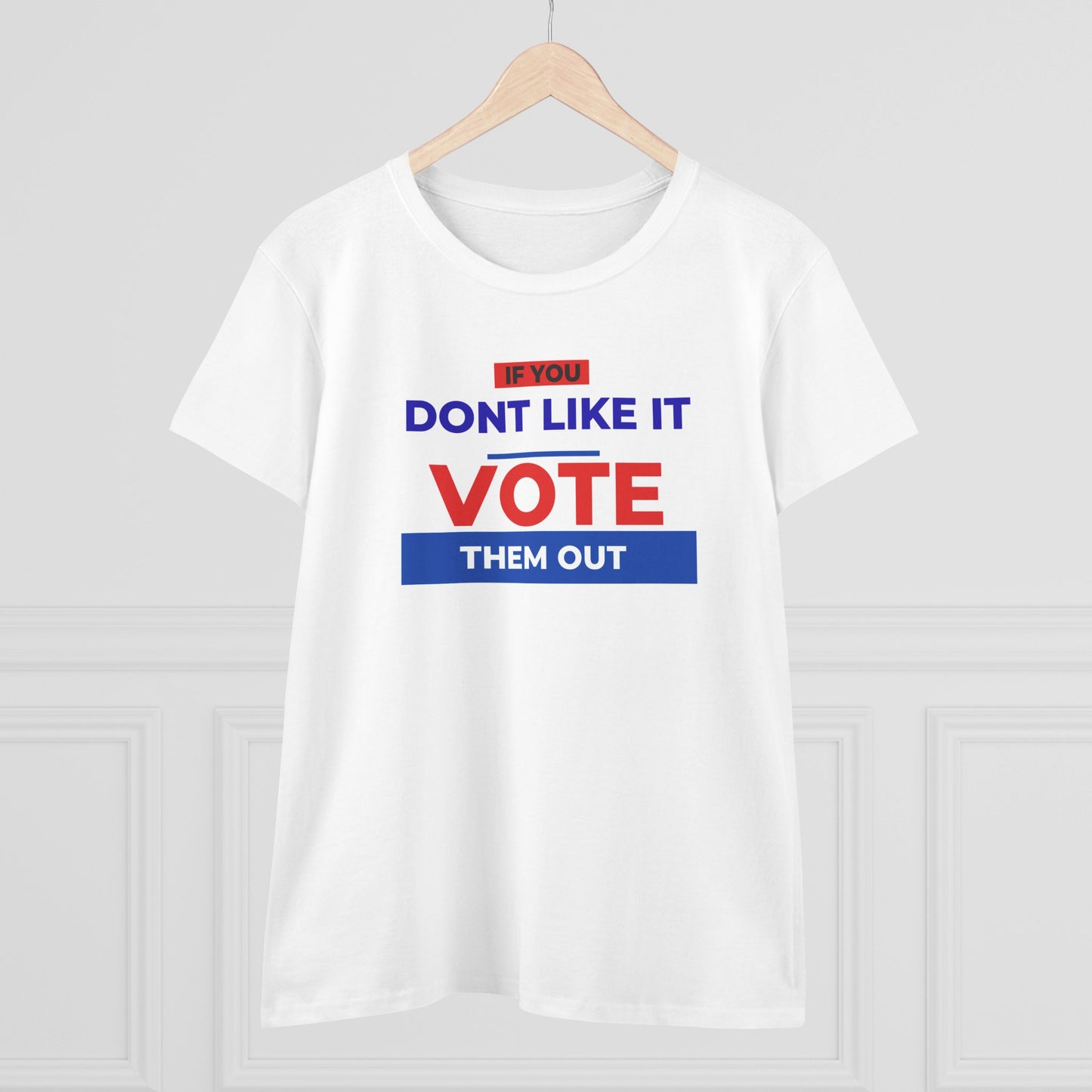 Women's Patriotic Election Day Vote Cotton T-shirt