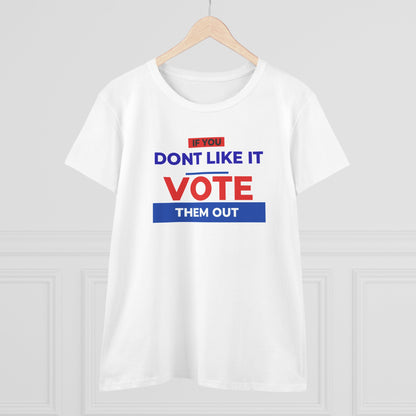 Women's Patriotic Election Day Vote Cotton T-shirt