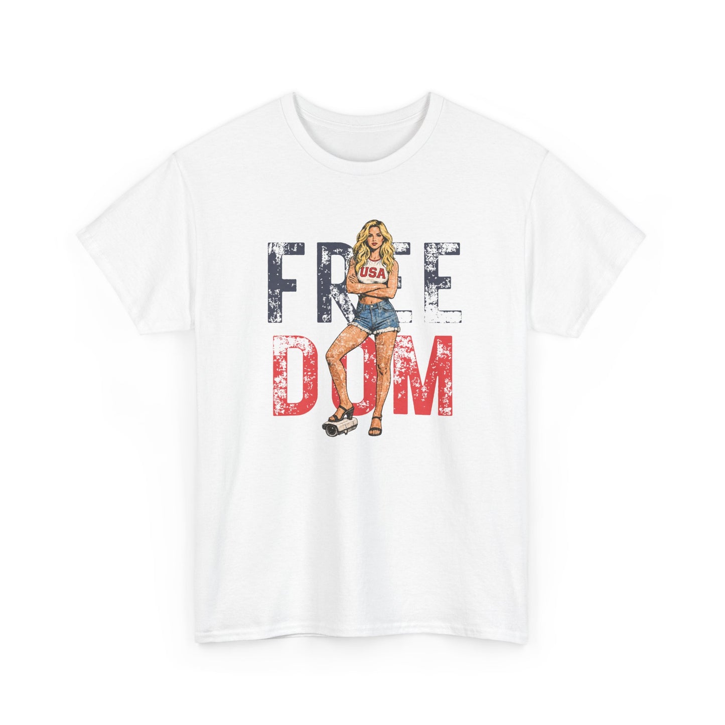 Women's Freedom Tshirt — 4th Of July Stand Up Against Mass Surveillance