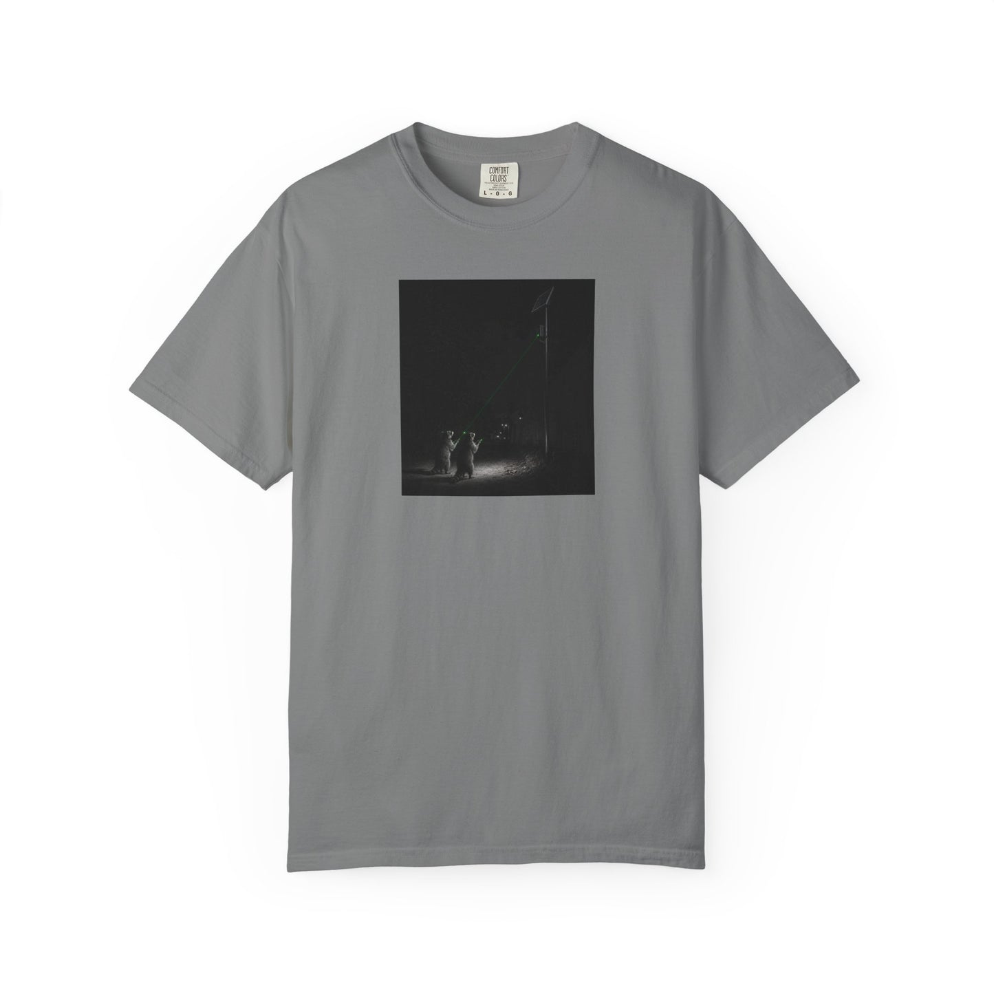 Raccoon with Laser Surveillance Camera Tshirt