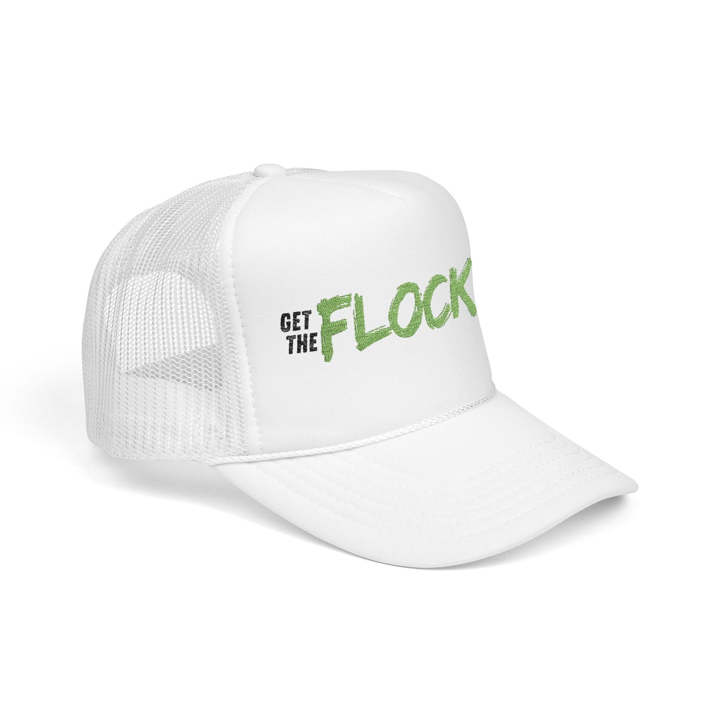 Neon Green Florida Anti-Surveillance Patriotic Foam Trucker Hat
