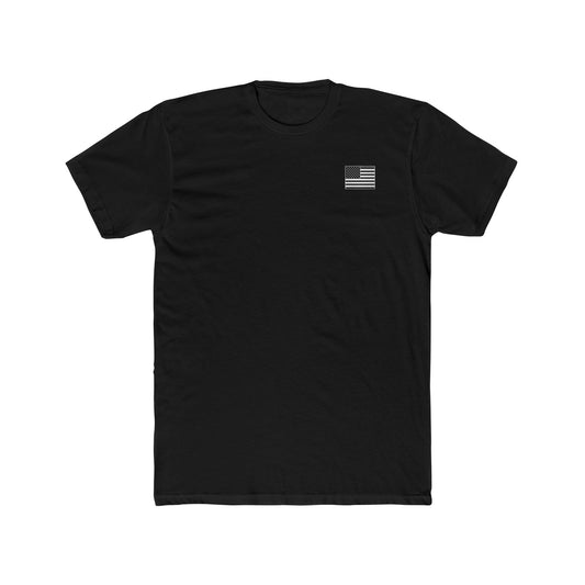 Patriotic Freedom Quote T-Shirt – Black American Flag Liberty TeeMen's Patriot Quote Tee
