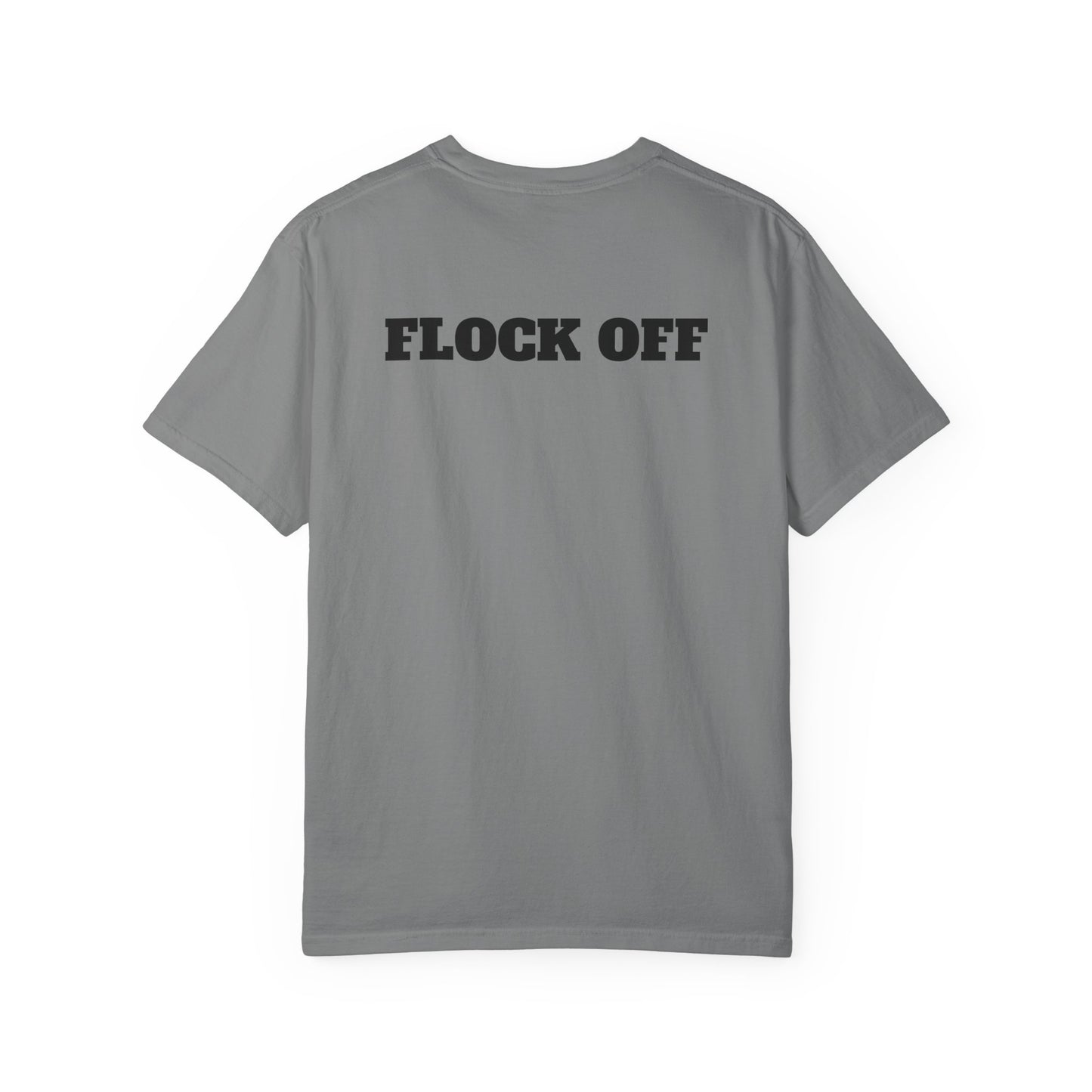 Men’s White Tshirt Flock Off