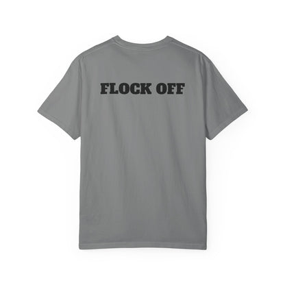 Men’s White Tshirt Flock Off