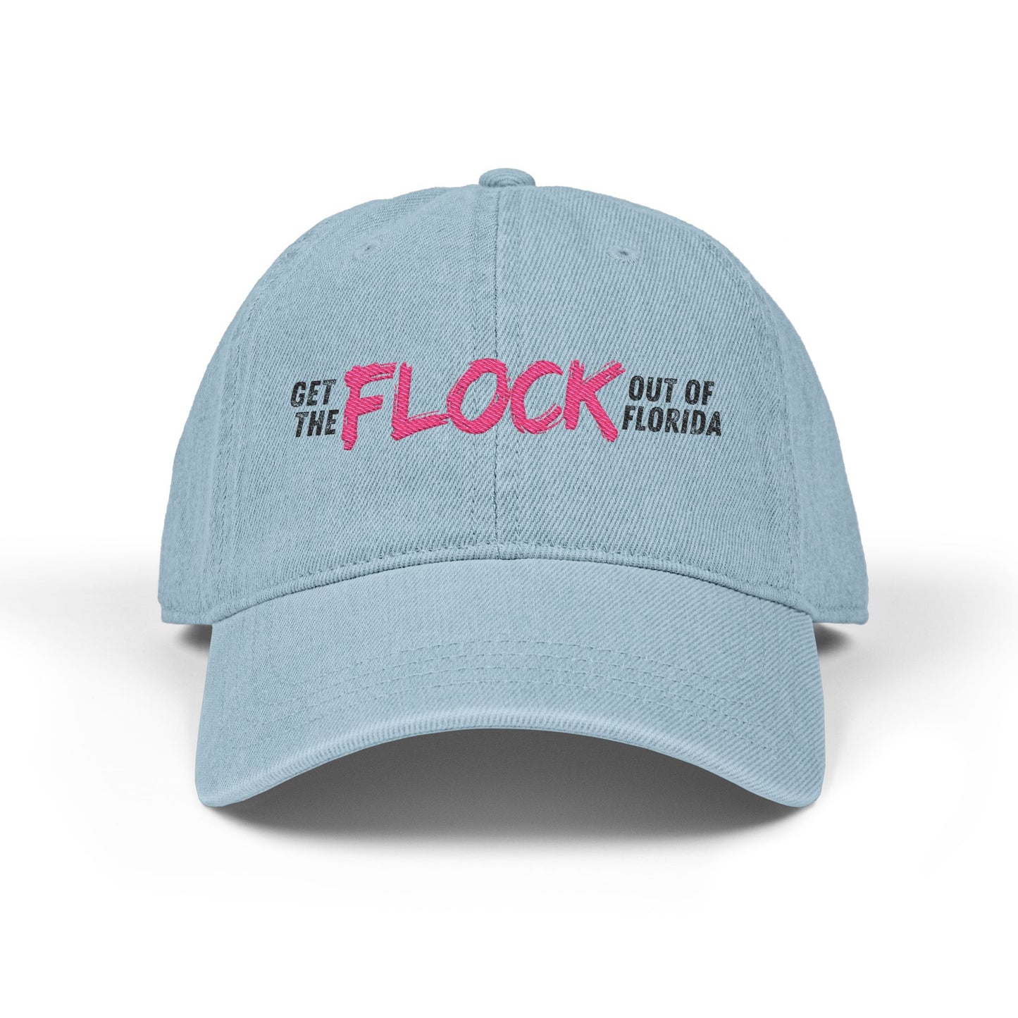 Patriotic Anti-Surveillance Denim Hat (Embroidery)