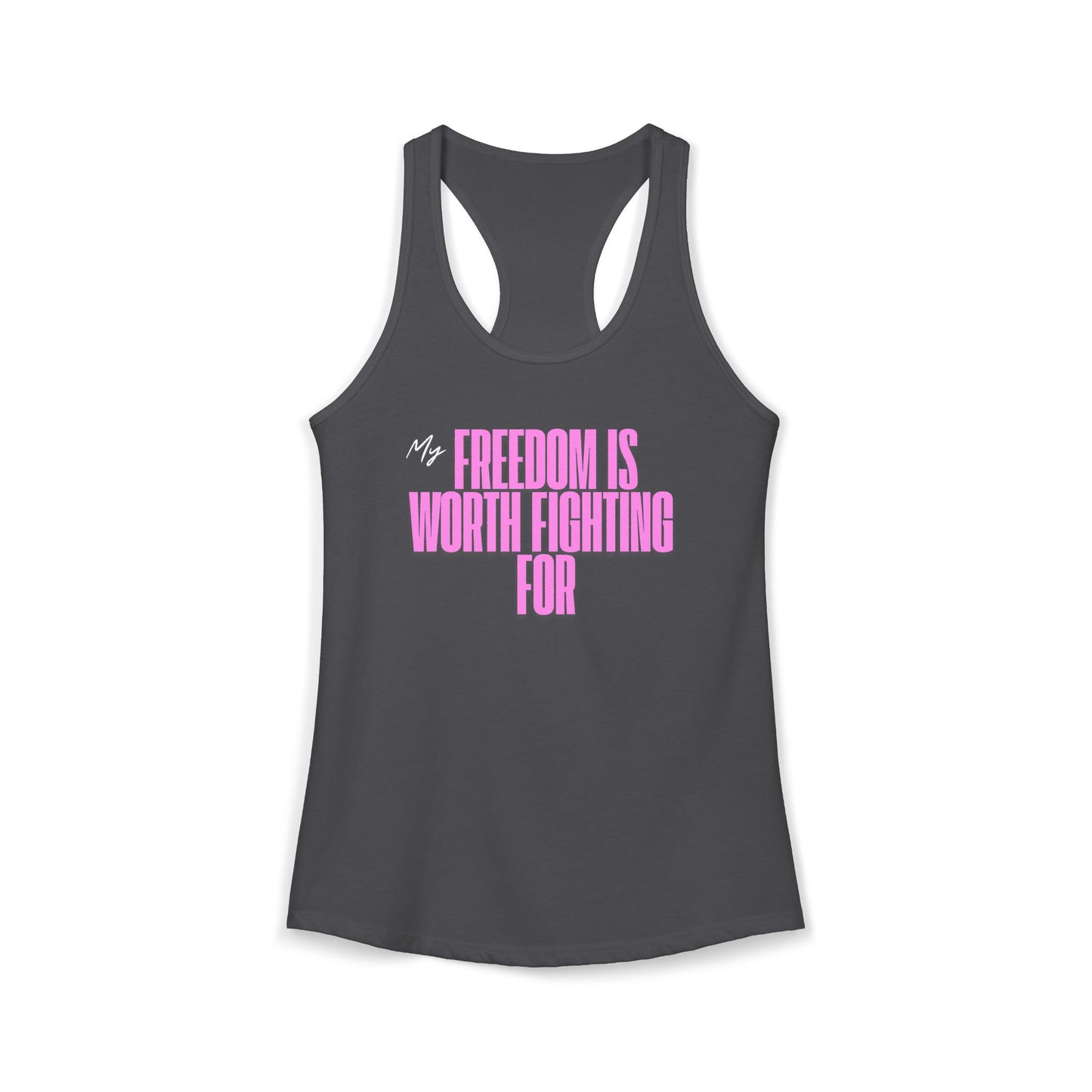 Women's Patriotic Freedom Ideal Racerback Tank